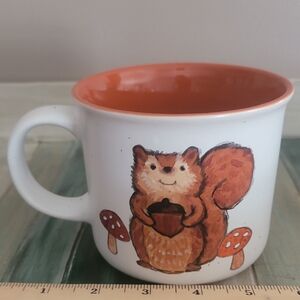Sheffield Home Squirrel Mug with Vibrant Orange Interior